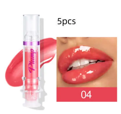 Lip Plumping Booster - New Tube Lip Rich Lip Color - Slightly Spicy Lip Honey, Lip Gloss Mirror Finish, Liquid Lipstick.