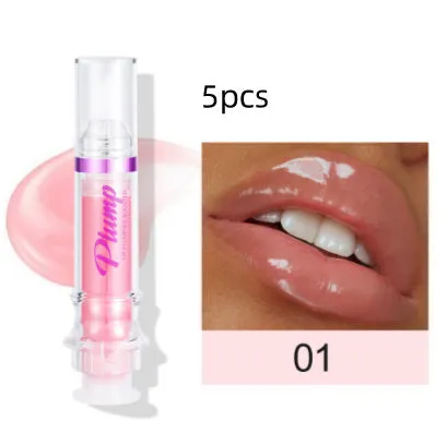 Lip Plumping Booster - New Tube Lip Rich Lip Color - Slightly Spicy Lip Honey, Lip Gloss Mirror Finish, Liquid Lipstick.