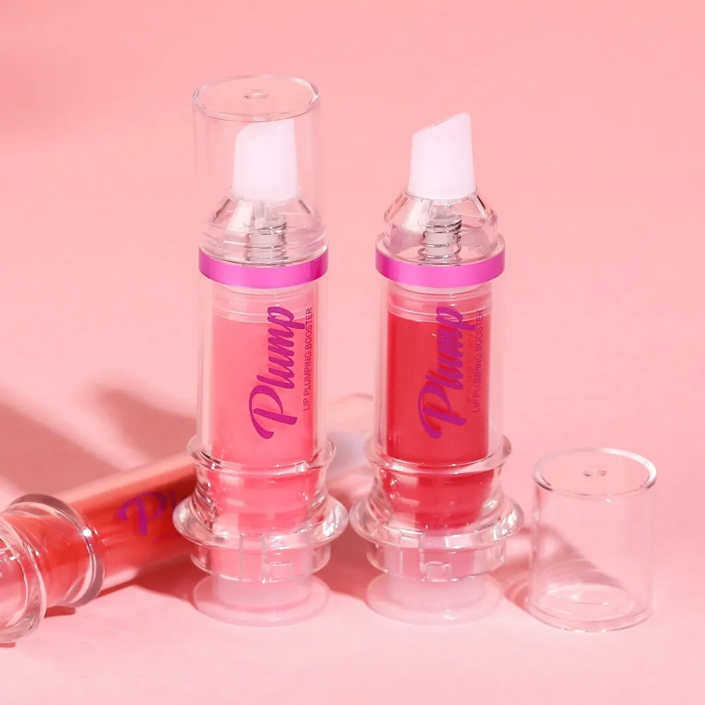 Lip Plumping Booster - New Tube Lip Rich Lip Color - Slightly Spicy Lip Honey, Lip Gloss Mirror Finish, Liquid Lipstick.