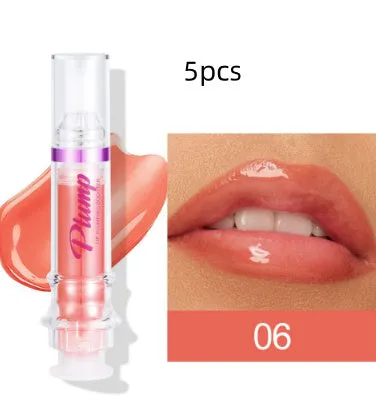 Lip Plumping Booster - New Tube Lip Rich Lip Color - Slightly Spicy Lip Honey, Lip Gloss Mirror Finish, Liquid Lipstick.