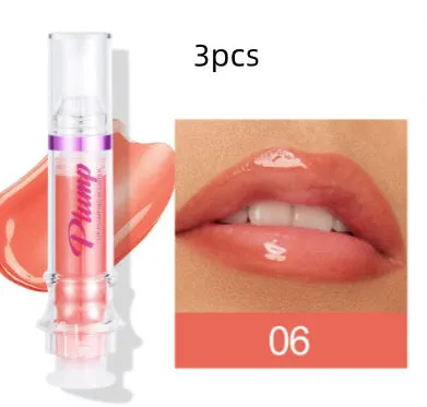 Lip Plumping Booster - New Tube Lip Rich Lip Color - Slightly Spicy Lip Honey, Lip Gloss Mirror Finish, Liquid Lipstick.