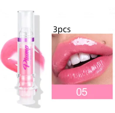Lip Plumping Booster - New Tube Lip Rich Lip Color - Slightly Spicy Lip Honey, Lip Gloss Mirror Finish, Liquid Lipstick.
