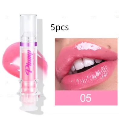 Lip Plumping Booster - New Tube Lip Rich Lip Color - Slightly Spicy Lip Honey, Lip Gloss Mirror Finish, Liquid Lipstick.