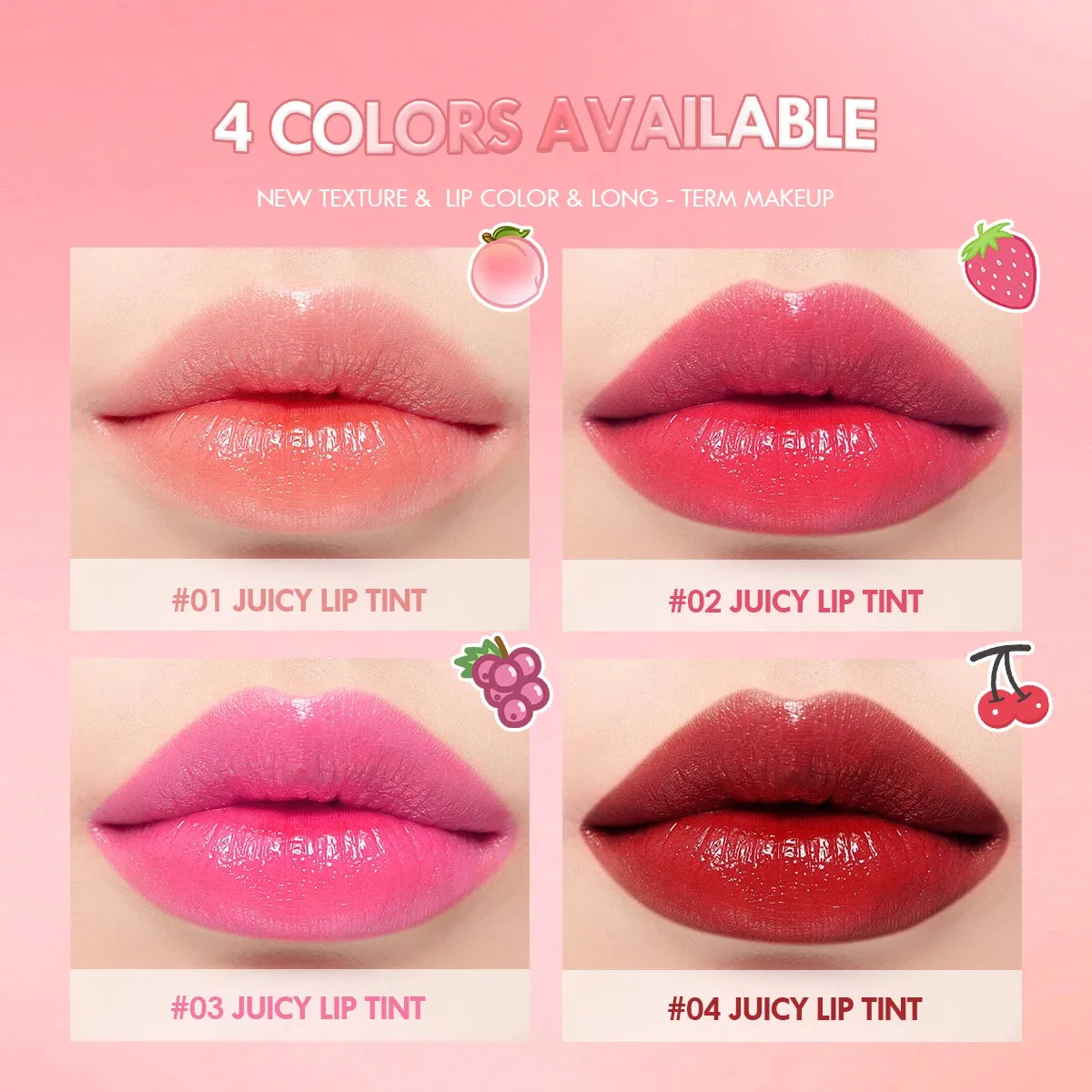 Lip Stain Waterproof Dual-use - Achieve a Natural Effect on Lips, Eyes, and Cheeks with this Liquid Lip Tint. Perfect for Beauty Lips, Cosmetics, and Lip Gloss.