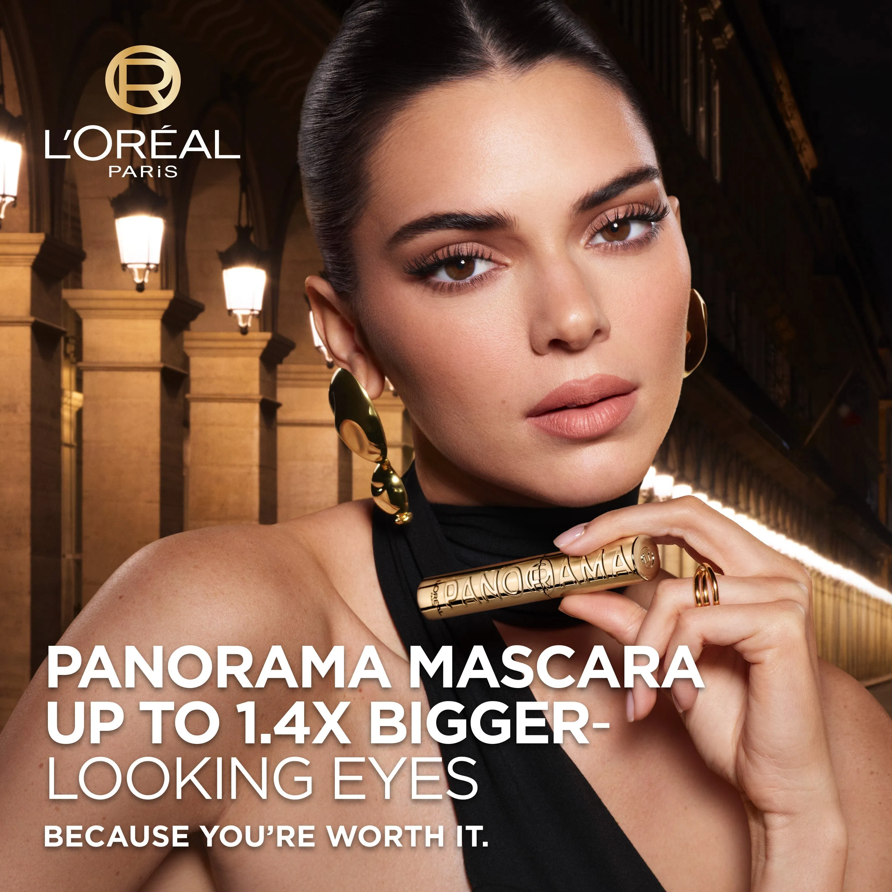 L'OREAL Voluminous Panorama Mascara, Volumizing And Lengthening