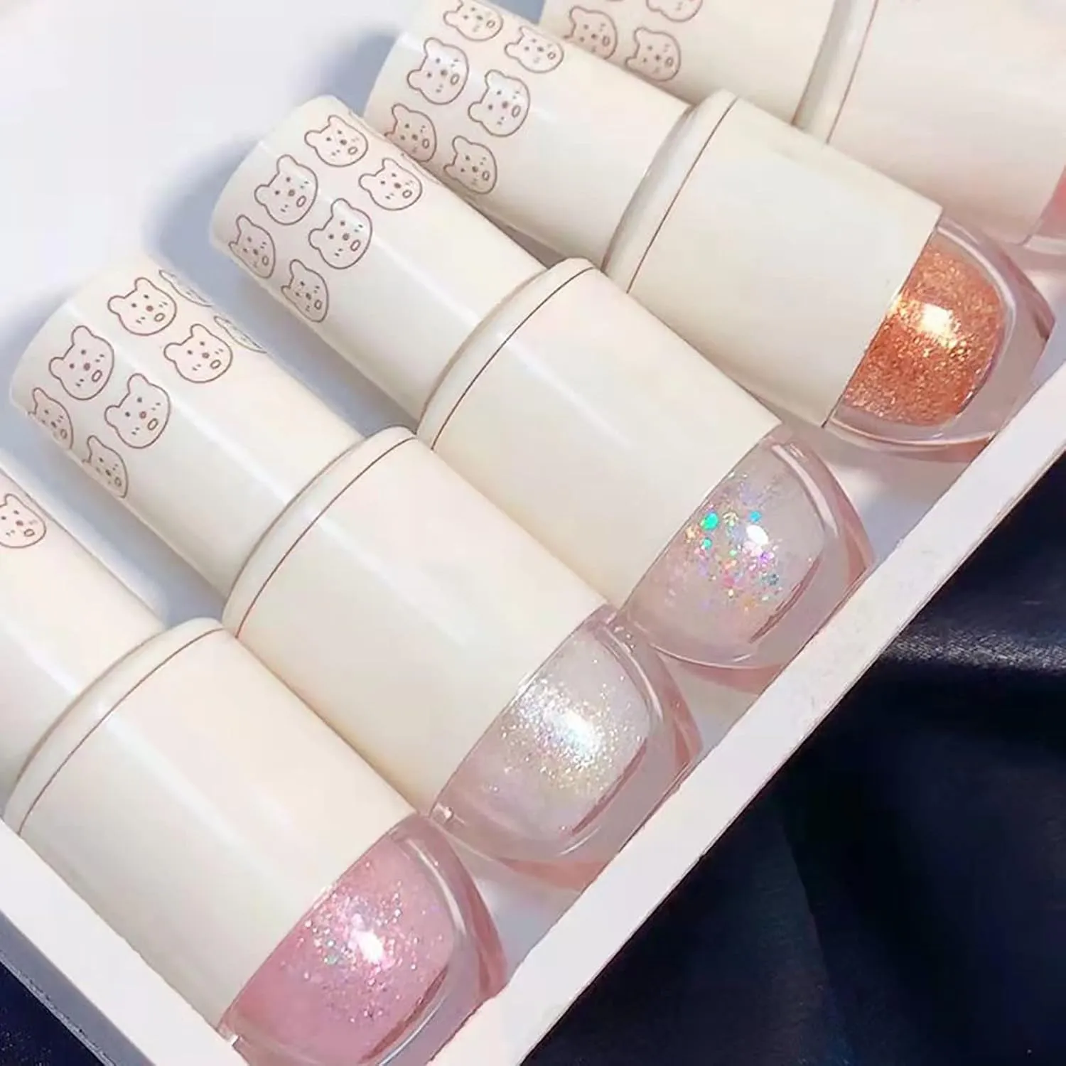 Love for Makeup Erinde Liquid Glitter Eyeshadow Eyeliner Korean Makeup Tear Drop Metallic Lightweight Water Texture Long Wearing Loose Glitter Glue For Crystals Eye Glitter Christ 10ml Bling Brush