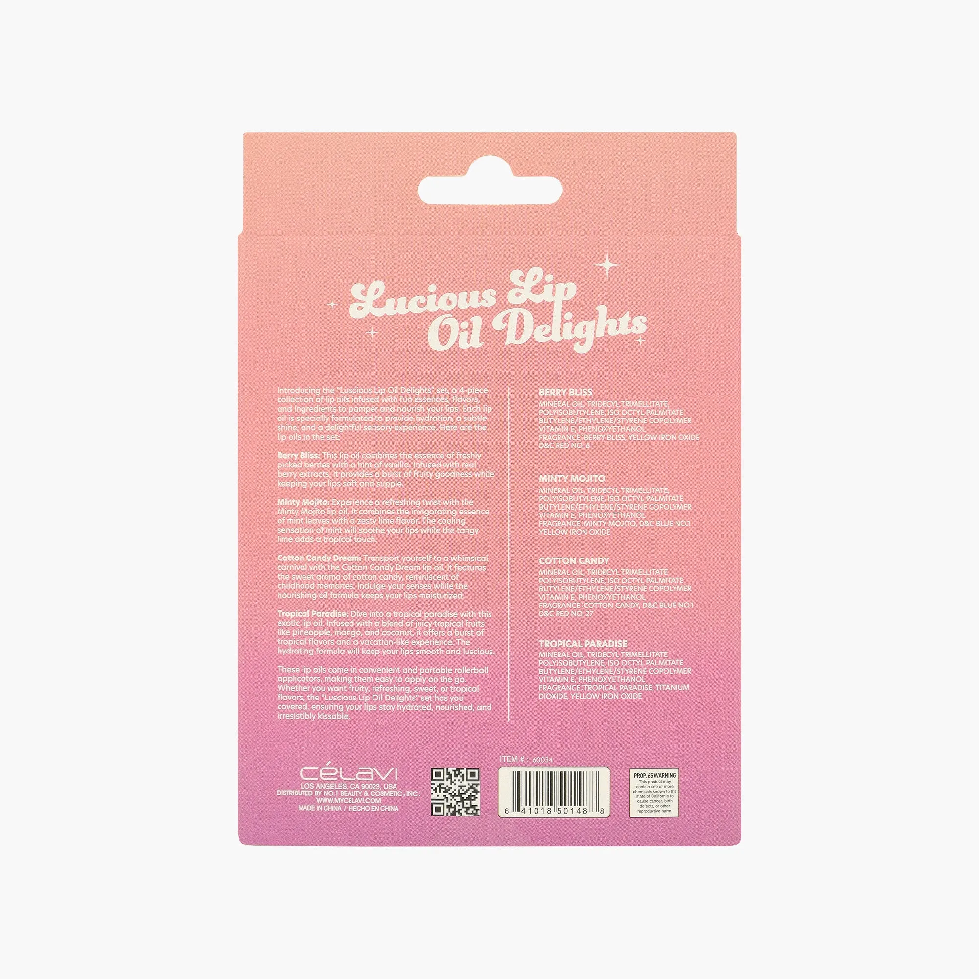 LUSCIOUS LIP OIL SET
