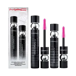 MAC Stacked Up Macstack Mascara Duo - Black Stack (Worth £42)