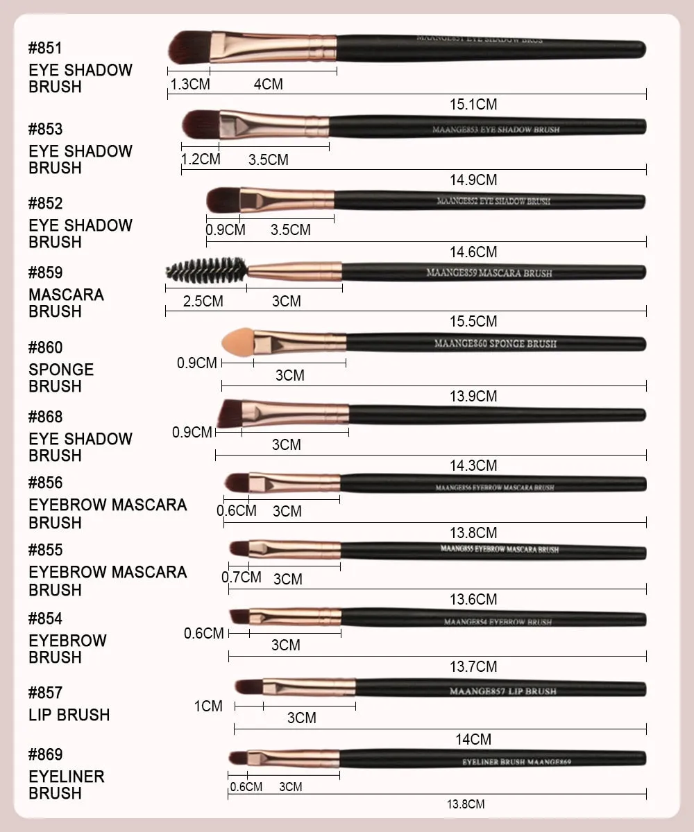 Makeup Brushes Sets Professional 6-30 piece sets