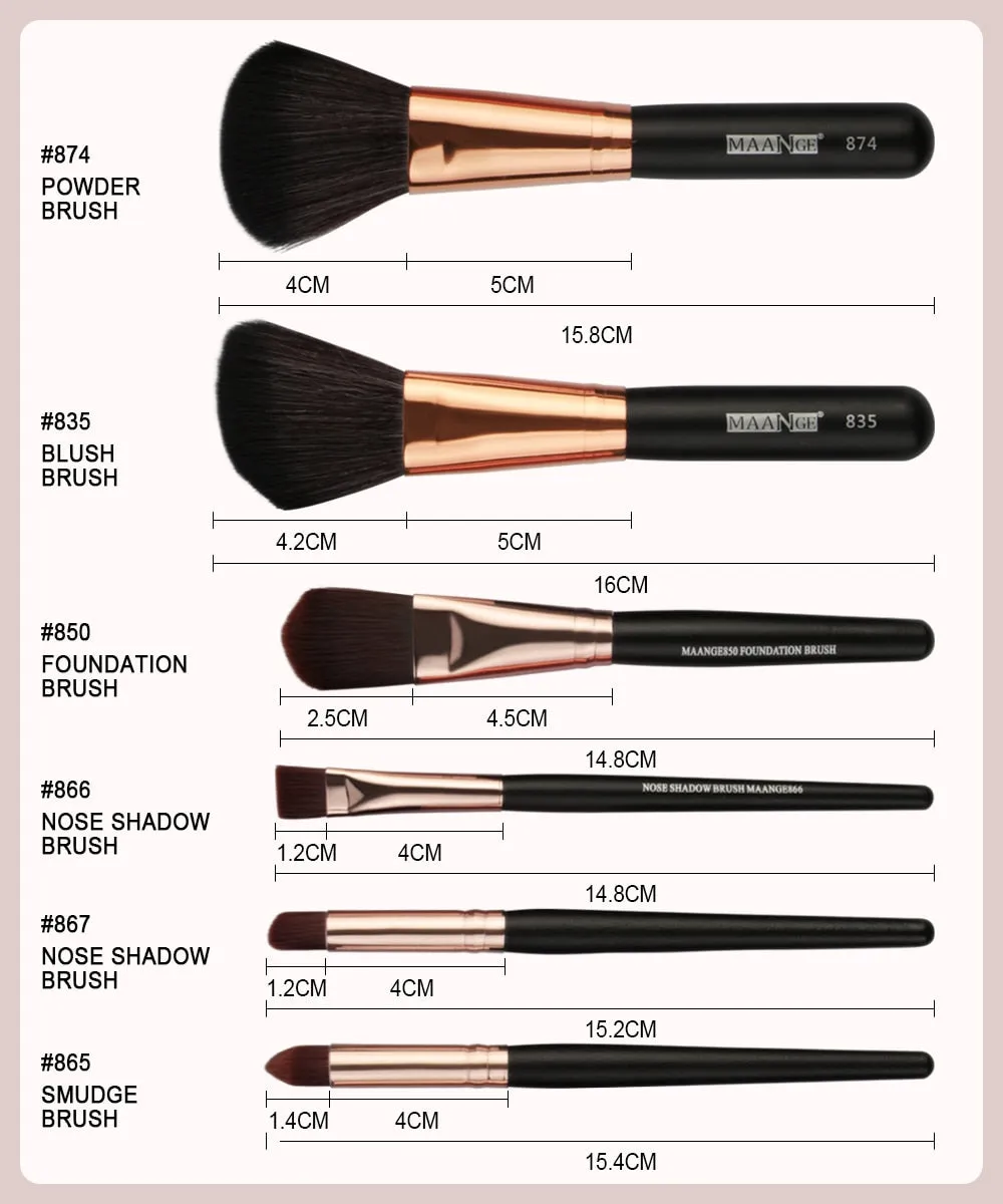 Makeup Brushes Sets Professional 6-30 piece sets