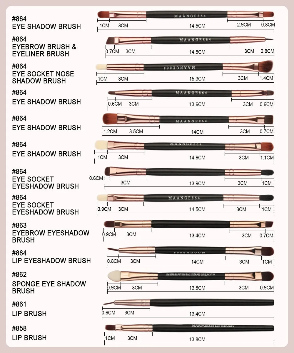 Makeup Brushes Sets Professional 6-30 piece sets