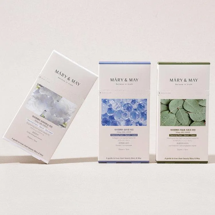 [Mary&May] Brightening Line 3 Step Sachet Starter Kit 7EA