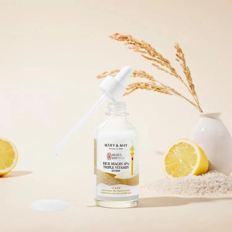 [Mary&May] Rice Niacin 10% Triple Vitamin Serum 80ml
