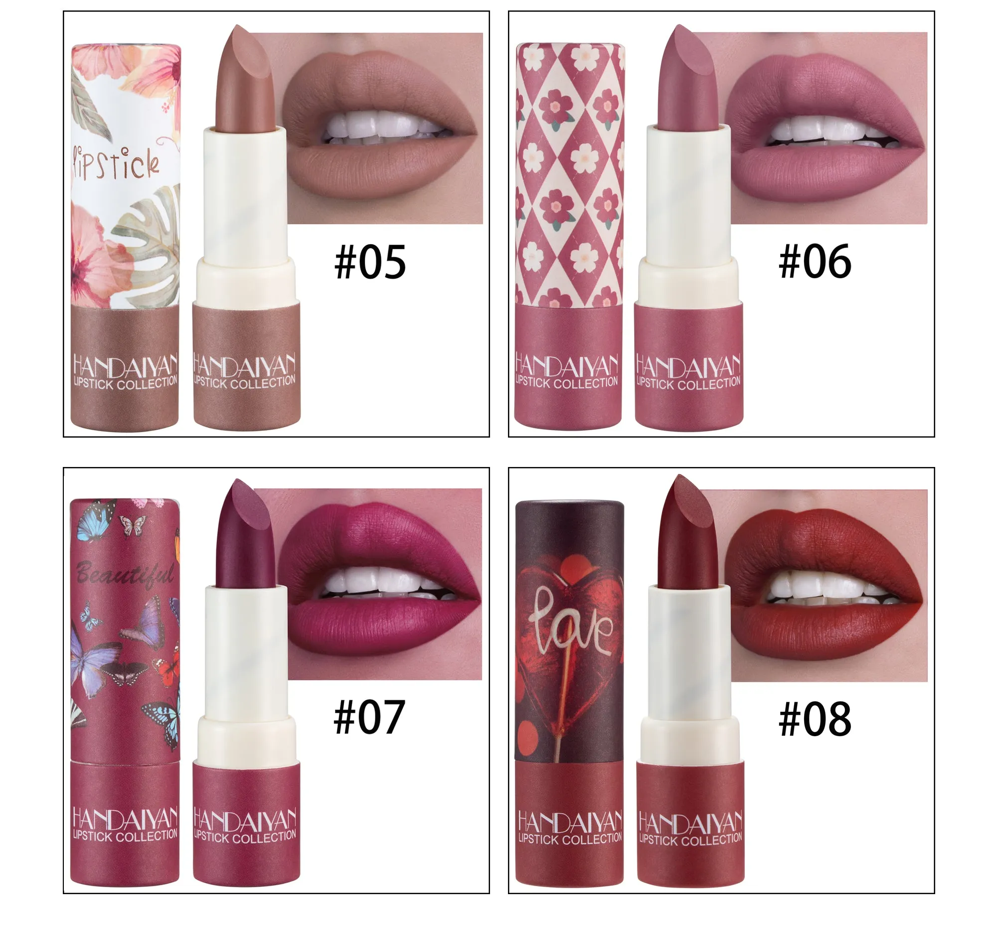 Matte Long Lasting Waterproof Lipstick
