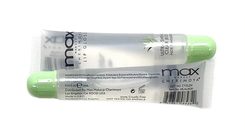 Max - Aloe Vera Lip Gloss (4 pack)