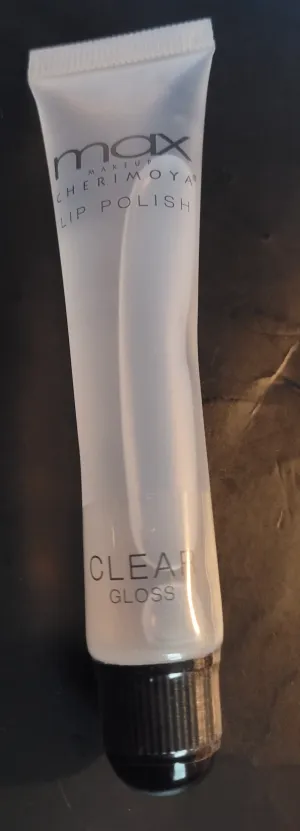 Max Cherimoya Lip Polish Clear Gloss