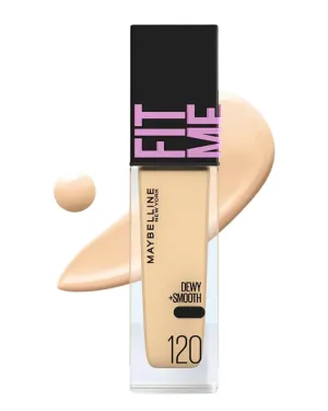Maybelline Fit Me Dewy   Smooth Liquid Foundation SPF 23 - 120 Classic Ivory