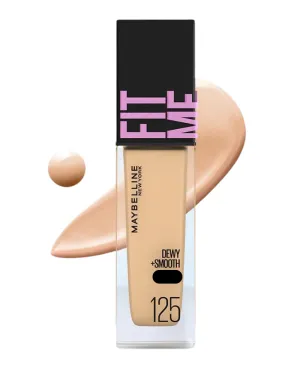 Maybelline Fit Me Dewy   Smooth Liquid Foundation SPF 23 - 125 Shade