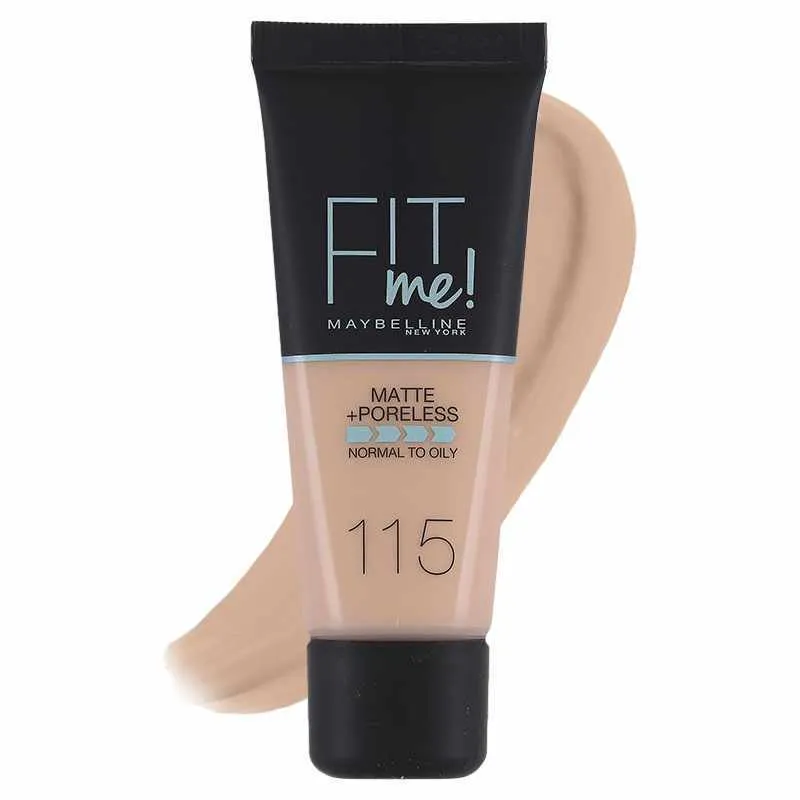 MAYBELLINE FIT ME FOUNDATION TUBE MATTE   PORELESS NORMAL TO OILY