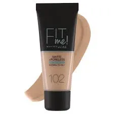 MAYBELLINE FIT ME FOUNDATION TUBE MATTE   PORELESS NORMAL TO OILY