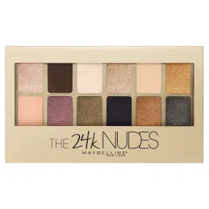 MAYBELLINE - The 24K Nudes Eye Shadow Palette Gold - 0.34 oz (10 g)