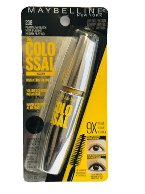 Maybelline The Colossal Mascara Instant Big Volume 238 Platinum Black 9.2ml