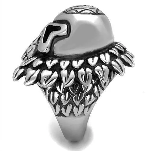 Mens Skull Mask Stainless Steel No Stone Rings