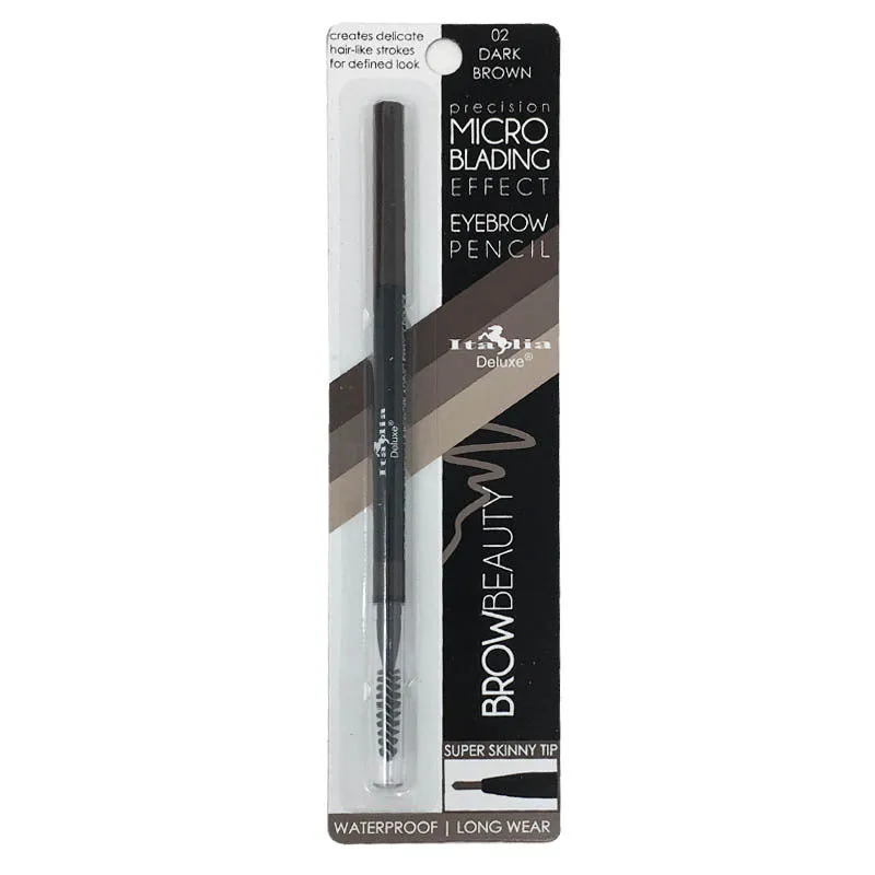Microblading Effect Eyebrow Pencil - 02 Dark Brown (12 units)