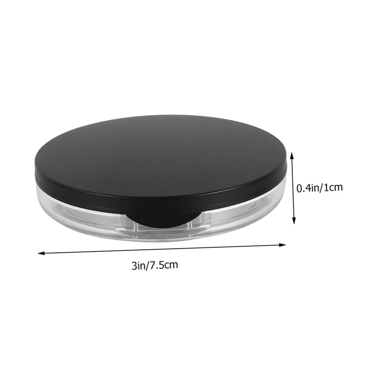 Mipcase Cosmetic Storage Case 2 Sets Loose Powder Puff Boxes Makeup Sponge Holder Portable Makeup Blender Cases Powder Puff Holders for Beauty Sponge