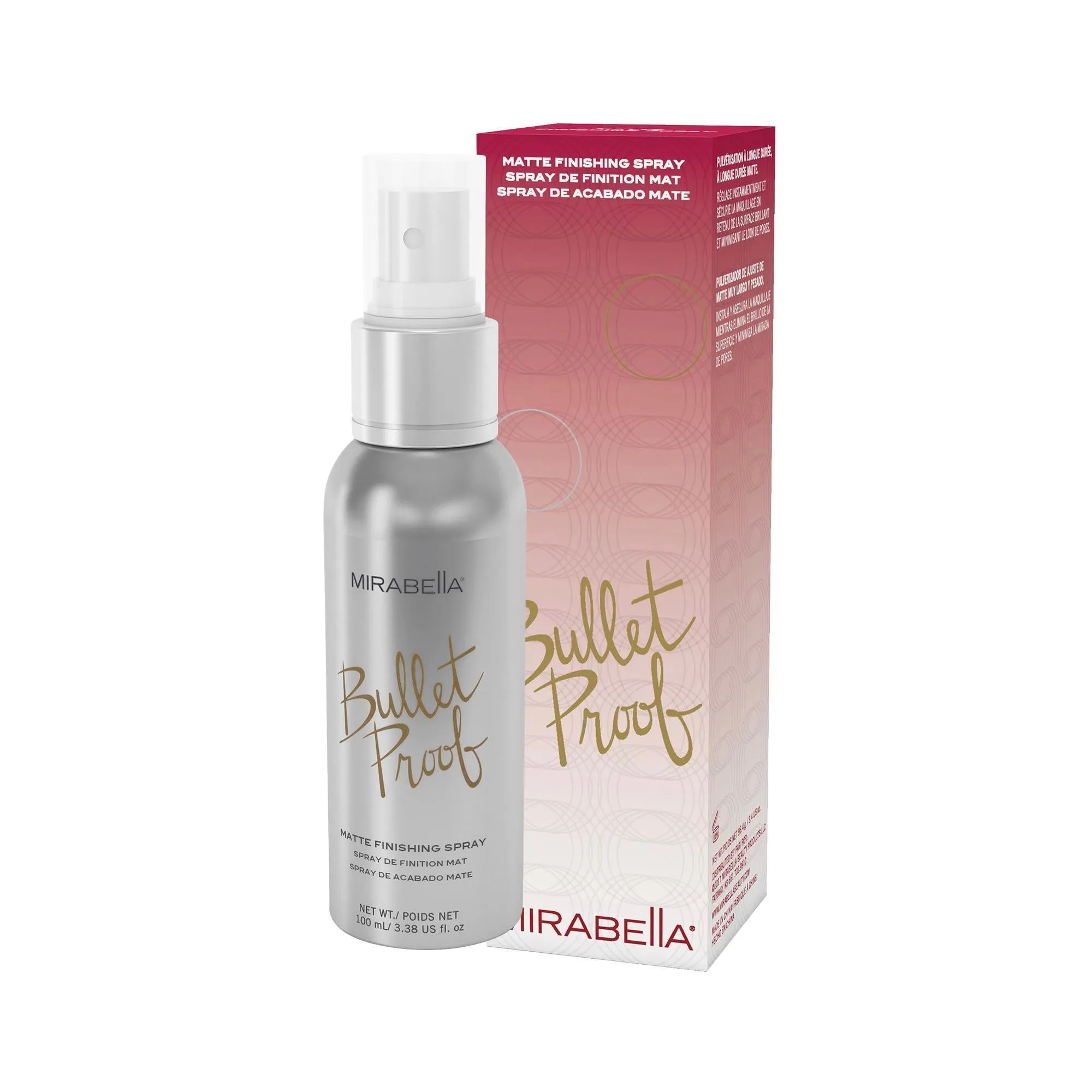 Mirabella Bullet Proof Matte Setting Spray, 3.38 oz