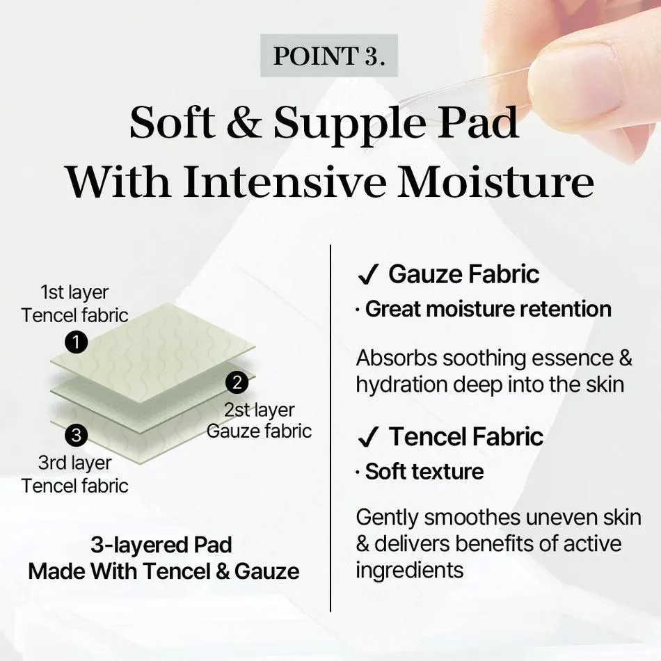 Mixsoon Centella Asiatica Toner Pad 韩国大豆积雪草爽肤水棉片 120 Sheets 230mL