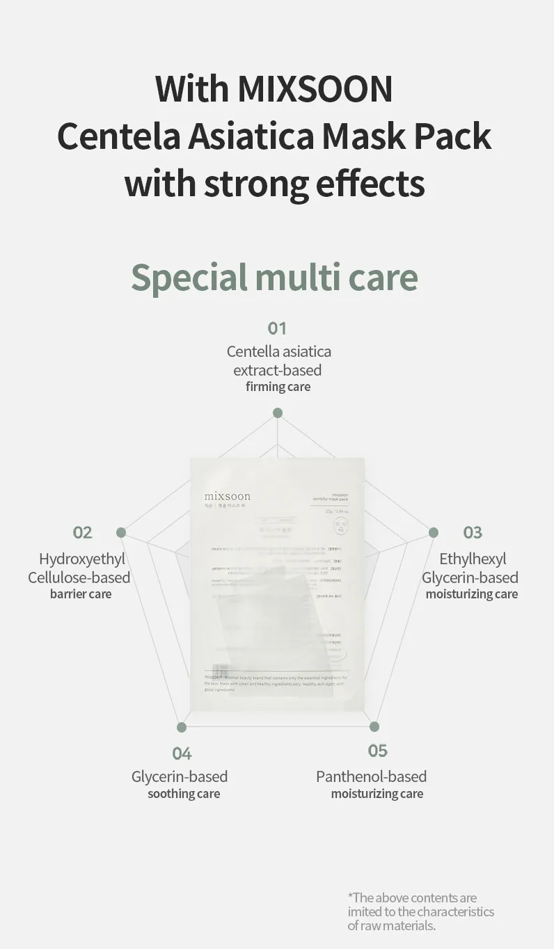 Mixsoon Centella Mask Sheet