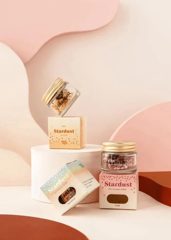 Moi Milli Face Glitter Set | Rainbow Star Dust