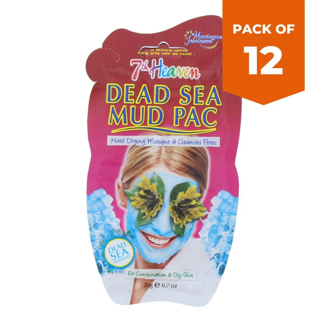 Montagne Jeunesse 7th Heaven Mud Mask - Dead Sea Mud Pac