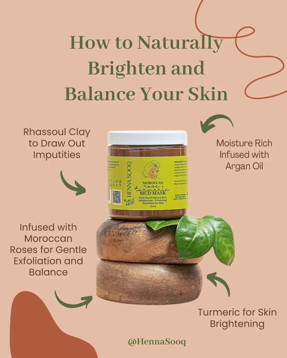 Moroccan Rose   Turmeric Mud Mask