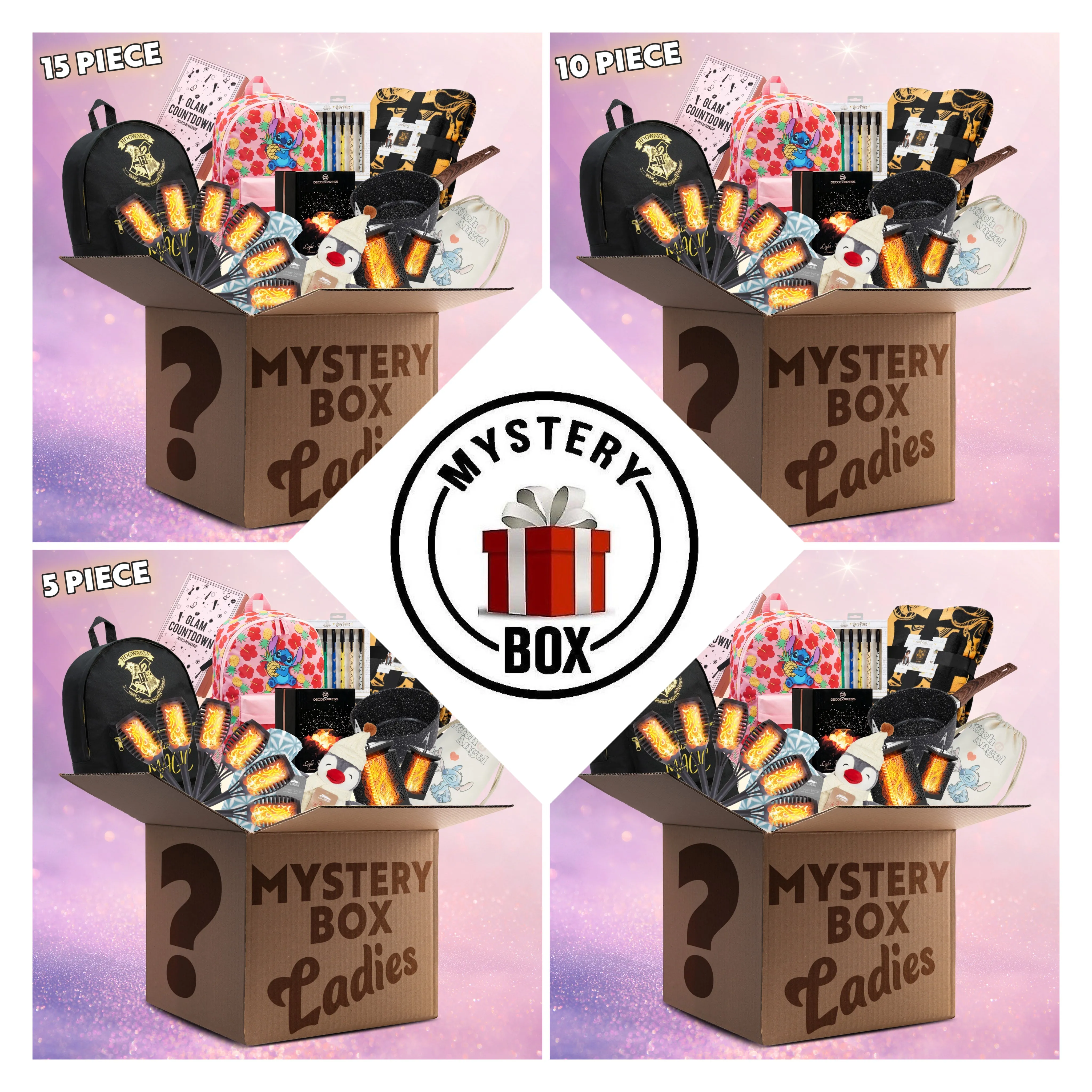 Mystery Box or Bag Sets for Women -  Assorted Branded Items Worth £40 