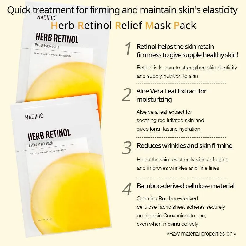 NACIFIC Herb Retinol Relief Mask 30g*10ea