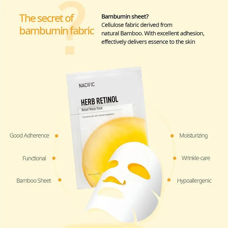 NACIFIC Herb Retinol Relief Mask 30g*10ea