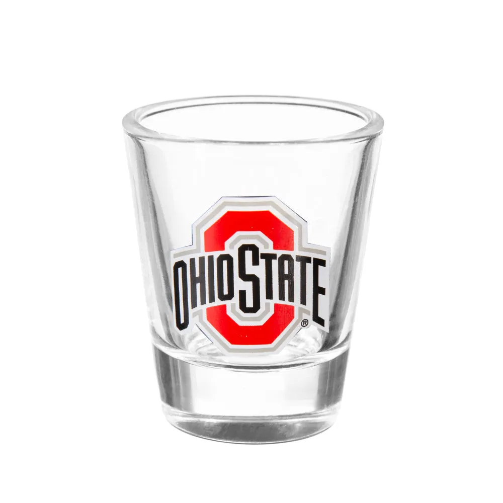 NCAA University Of Ohio State - Glass and Ceramic Shot Glass Set