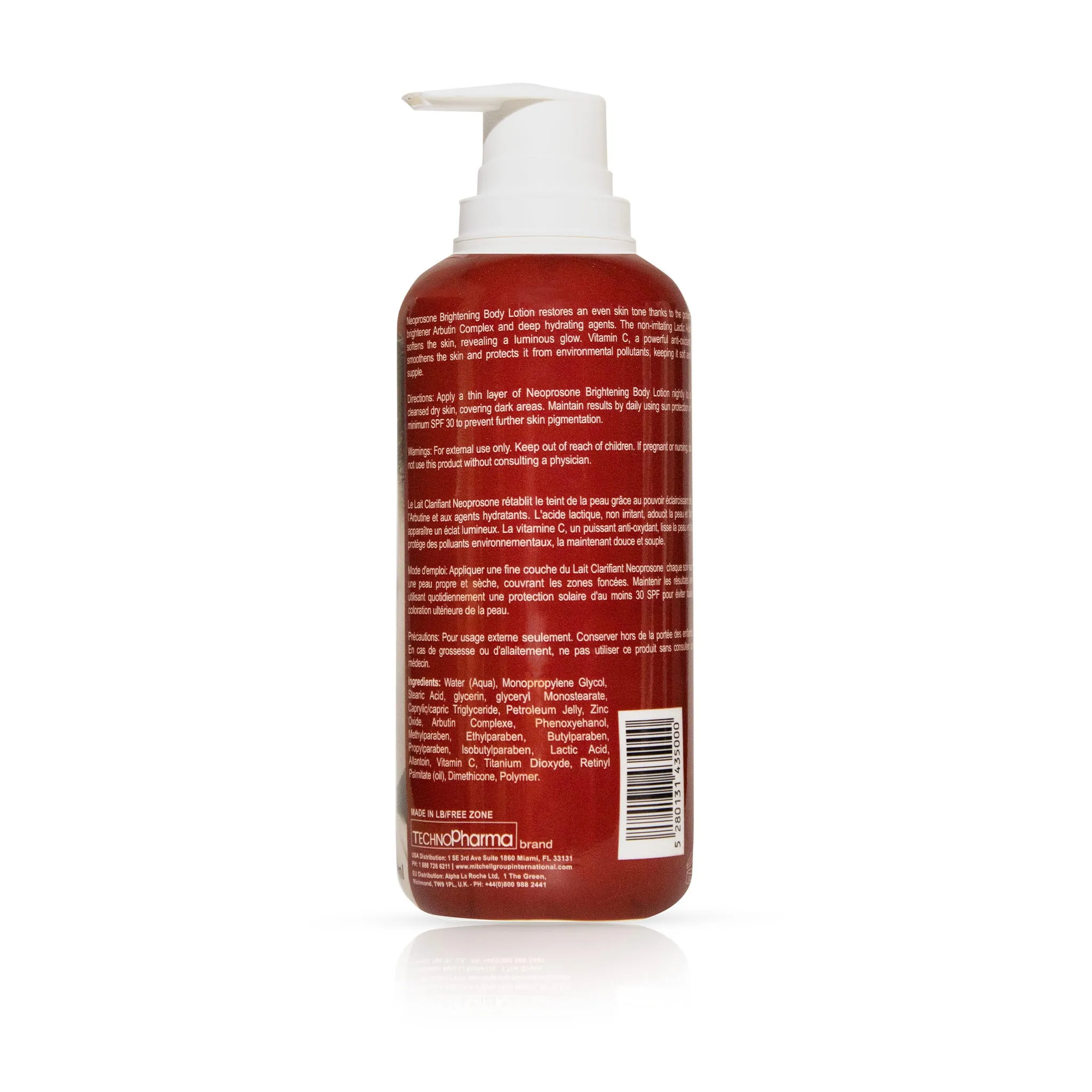 Neoprosone Lightening Body Lotion - Fades Dark Spots - 400ml / 13.5 fl oz