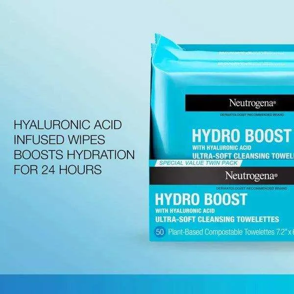Neutrogena Hydro Boost Ultra-Soft Cleansing Towelettes - 25 ct