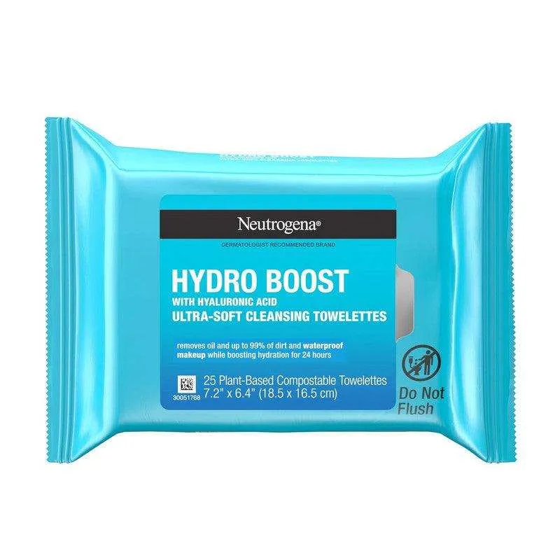 Neutrogena Hydro Boost Ultra-Soft Cleansing Towelettes - 25 ct