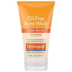 Neutrogena Oil-Free Acne Daily Face Scrub - 4.2oz.