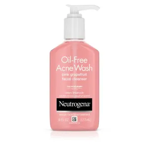 Neutrogena Oil-Free Acne Wash Pink Grapefruit Facial Cleanser 6 oz