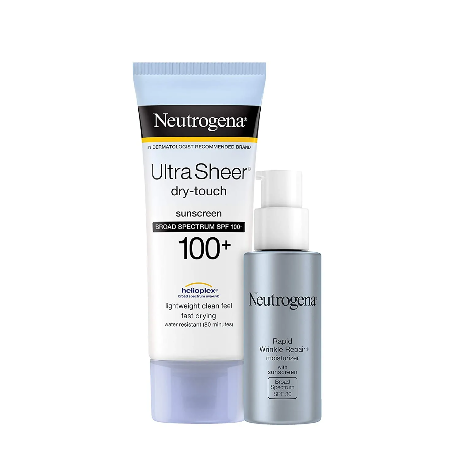 Neutrogena Rapid Wrinkle Repair Retinol Anti-Wrinkle Moisturizer with SPF 30 Sunscreen, Daily Anti-Wrinkle Face & Neck Retinol Cream with Hyaluronic Acid & Retinol, Paraben-Free, 1 fl. oz