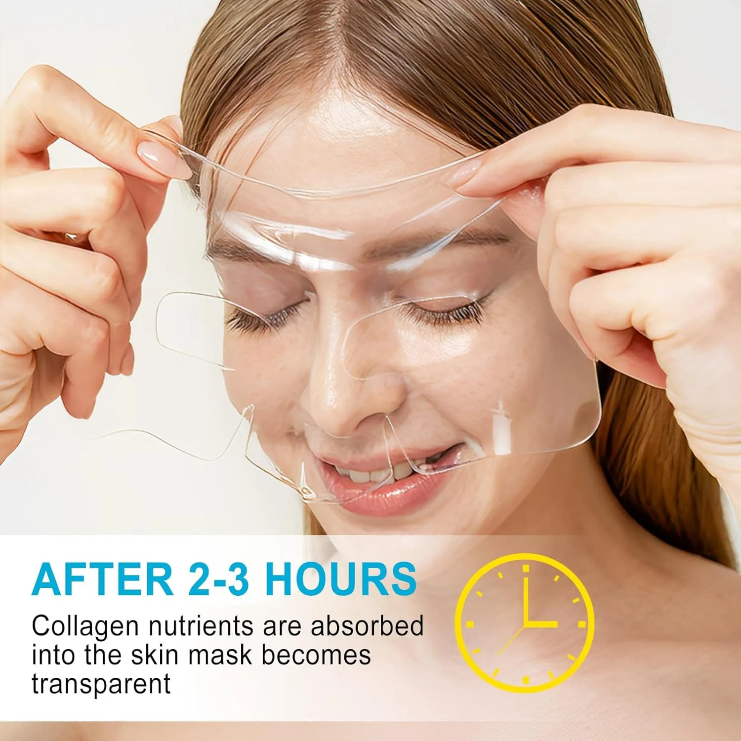 NEW ILLUME Bio Collagen Mask, Collagen Face Mask, Korean Collagen Mask Overnight, Hydrating Overnight Mask - 7pk