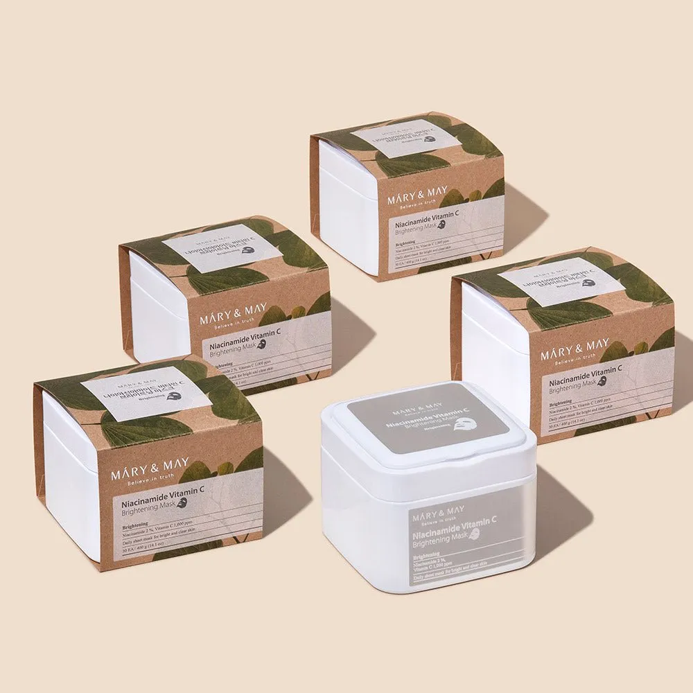 Niacinamide Vitamin C Brightening Mask Set 30EA