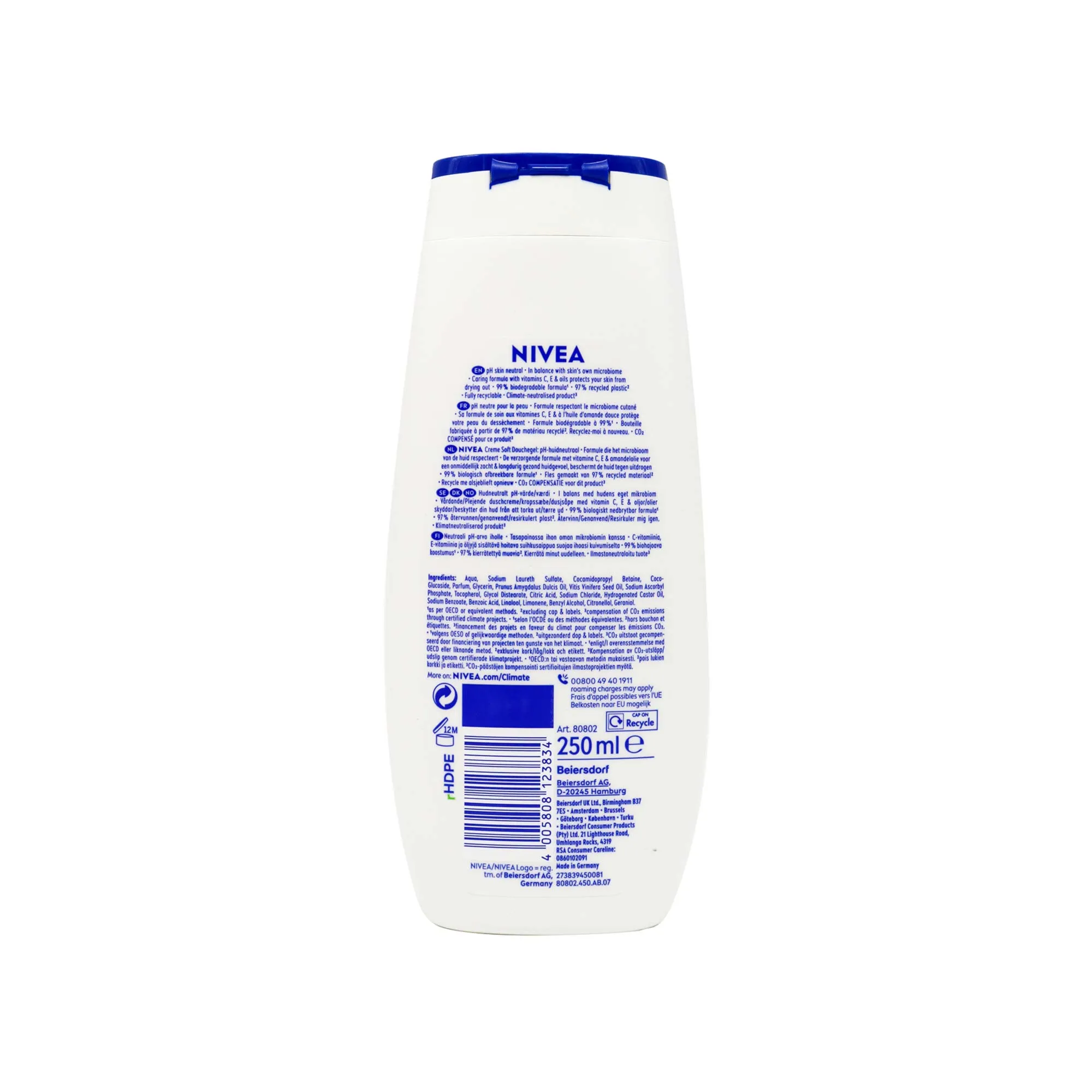Nivea Creme Soft Care Shower 250ML