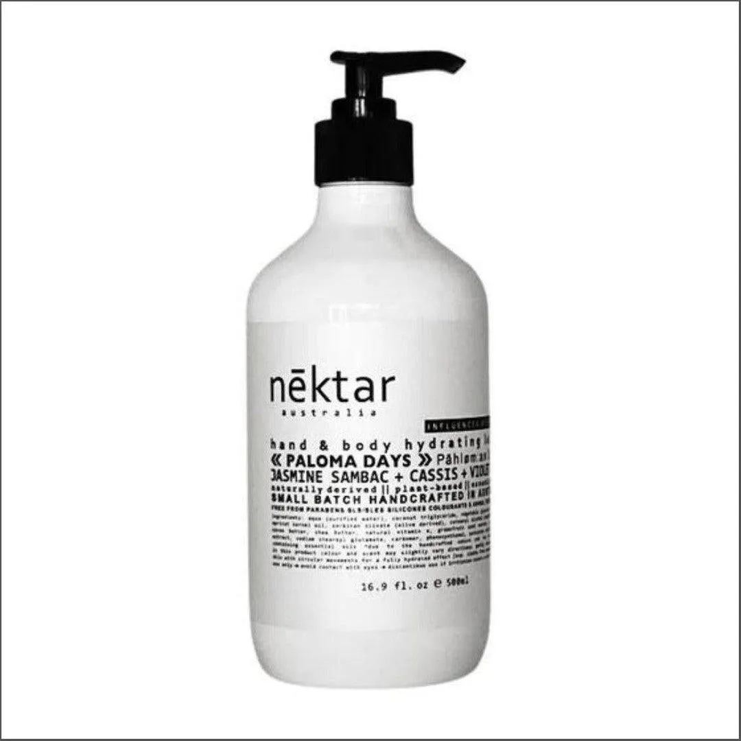 nēktar Paloma Days Hand & Body Hydrating Lotion 500ml