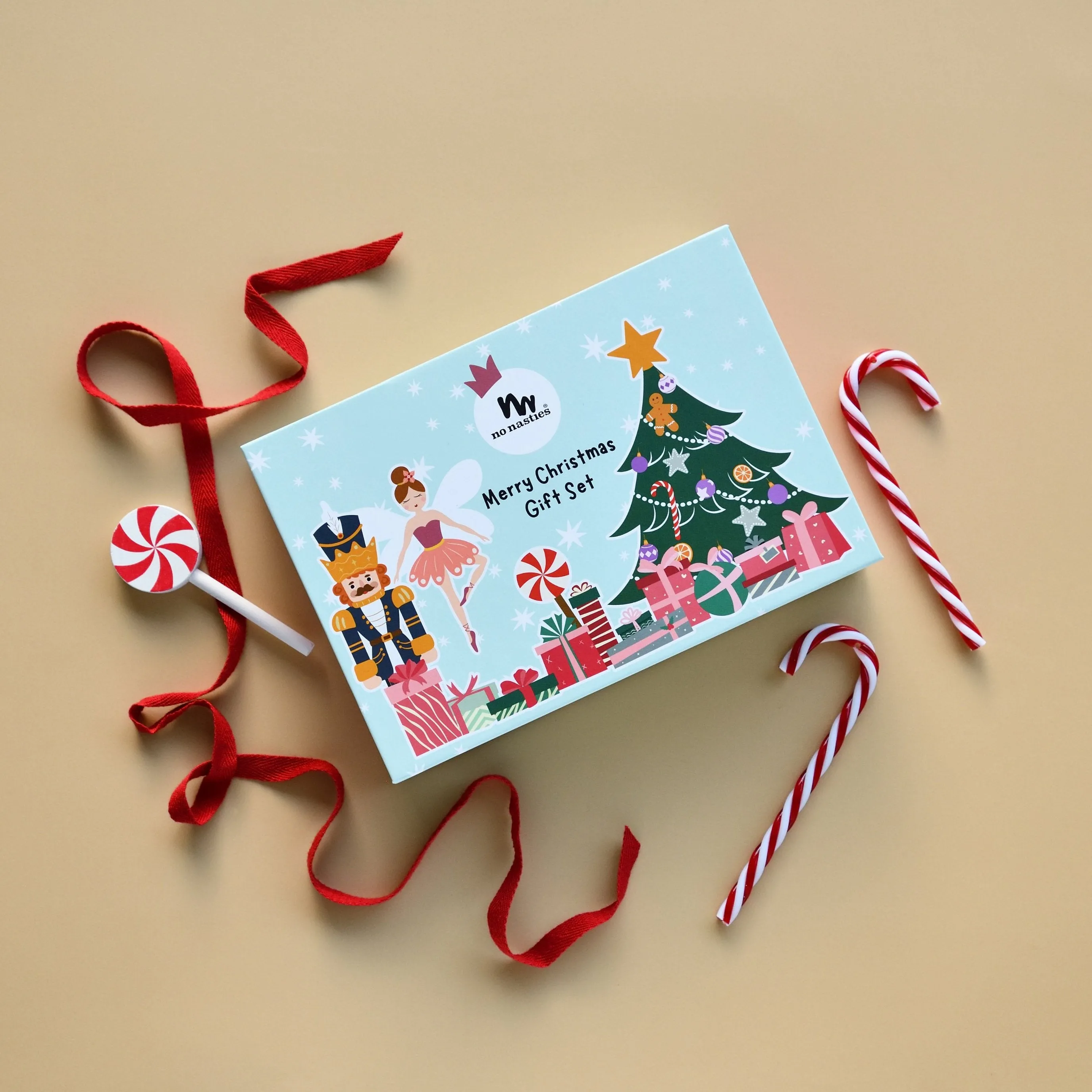 No Nasties Signature Christmas Pop-Up Kids Makeup Box